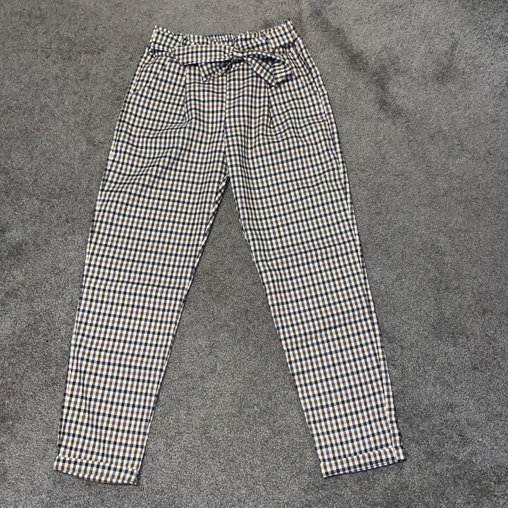 No label on inside elastic trouser pants sz:M